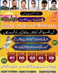 میلہ یاراں دا پیجن فلائنگ ٹورنامنٹ ایورج کپ اسوج 29ستمبر  2025 علاقائی